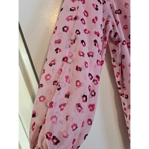 Cato - Sheer Pink Leopard Print Blouse (Size 18/20) - Picture 3 of 6